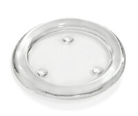 Runder Glasuntersetzer 11 cm für Kerzen, 7 cm...