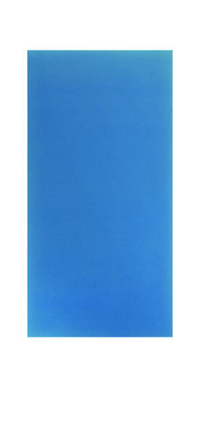 Verzierwachsplatte Azurblau Ø 10 x H 20 cm