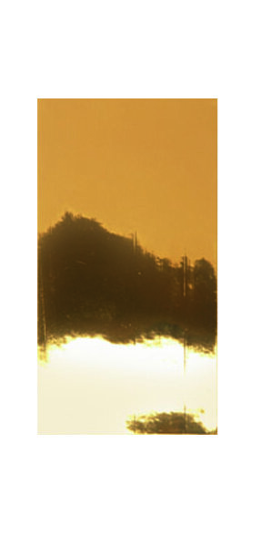 Verzierwachsplatte "veredelt glänzend" Gold Ø 10 x H 20 cm