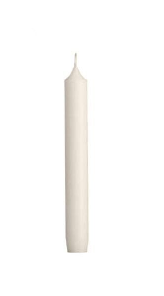 Opferkerze Elfenbein ohne Dornloch Ø 2,2 x H 18,5 cm