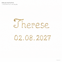 Taufkerze Ø 4 x H 40 cm mit Taube mit Name &...