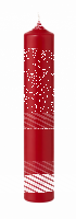 Kerzen zum Verzieren Rot, Größenauswahl