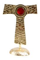 Reliquiare vergoldet (Höhe 22 cm)