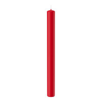 Stabkerzen Rot Ø 2,3 x H 25 cm, 10 Stück