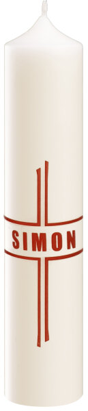 Apostelkerze SIMON Elfenbein Ø 6 x H 30 cm