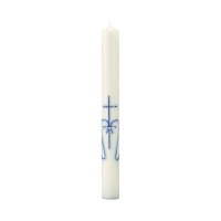 Marienkerze "Marienzeichen-Kreuz" Elfenbein...